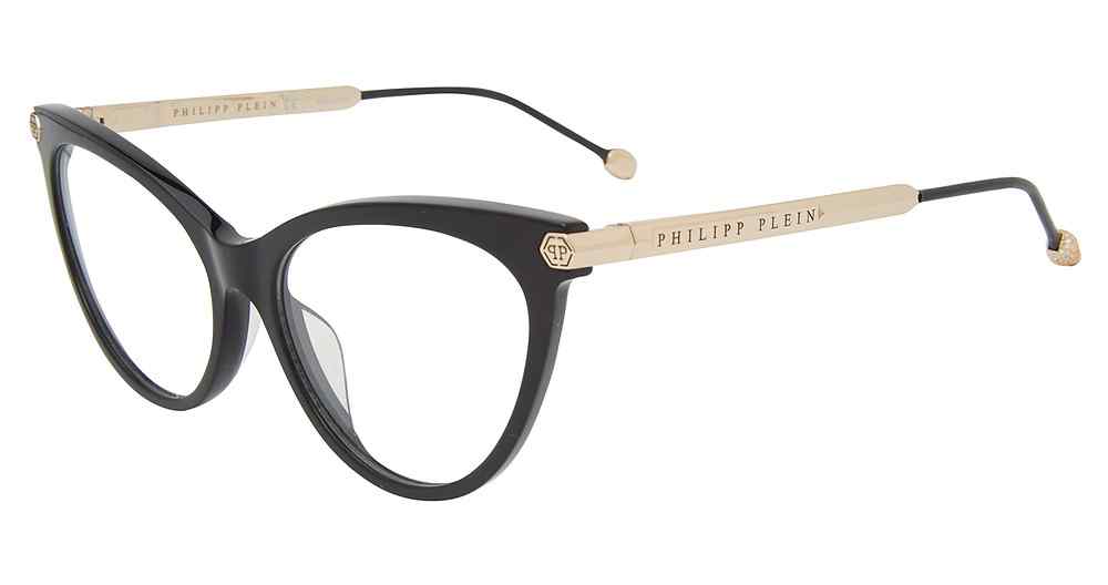 PHILIPP PLEIN OPTICAL VPP037S Eyeglasses BLACK-0700 54mm