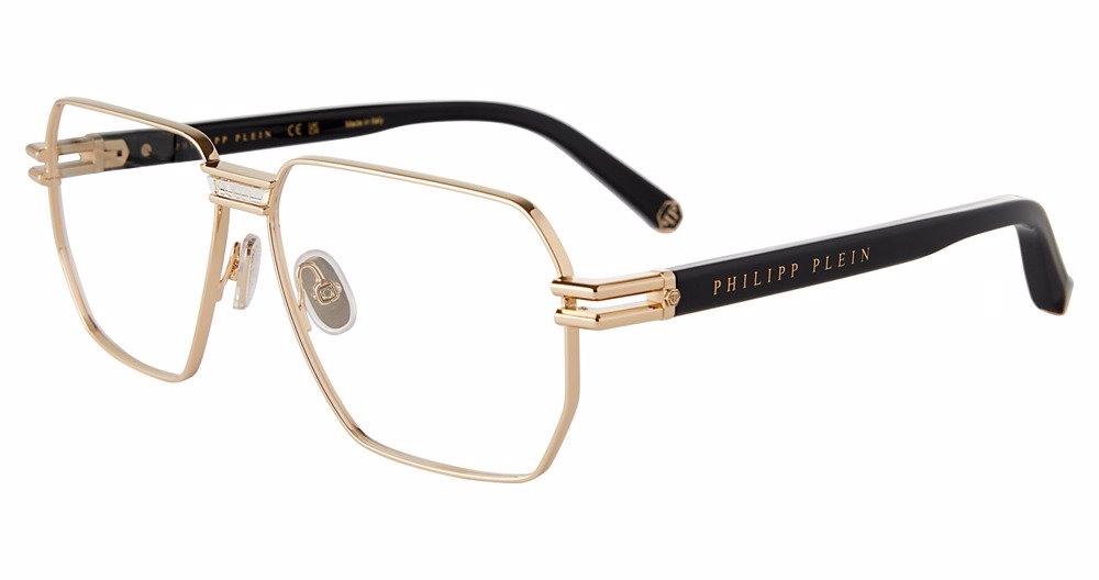 PHILIPP PLEIN OPTICAL VPP114M Eyeglasses ROSE-GOLD-0300 58mm