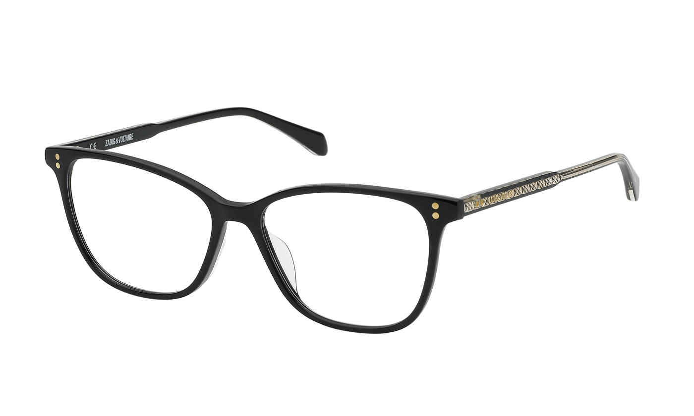 ZADIG & VOLTAIRE OPTICAL VZV332 Eyeglasses BLACK-700 54mm