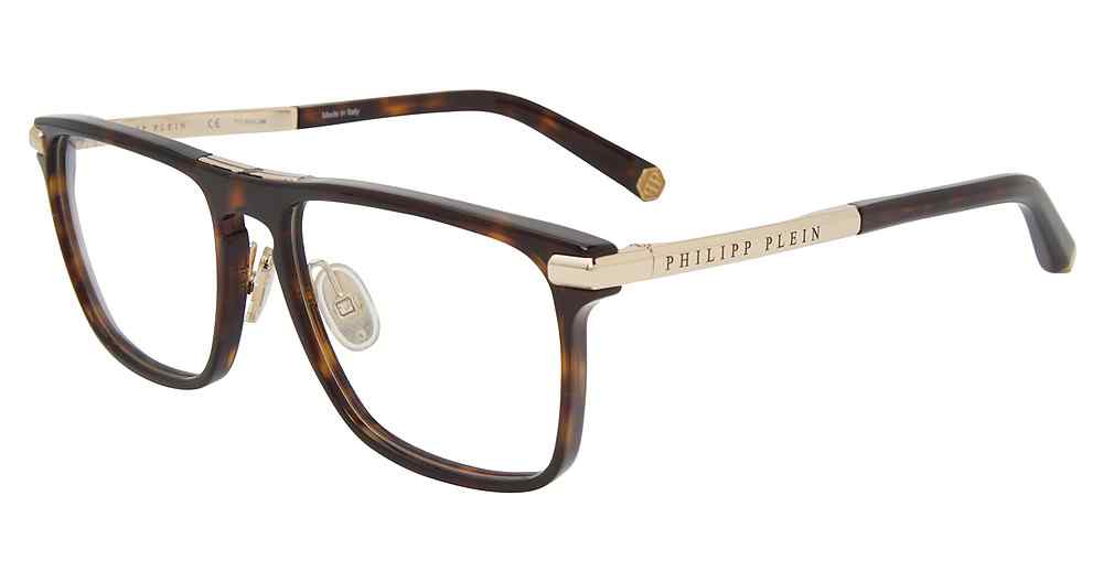 PHILIPP PLEIN OPTICAL VPP019M Eyeglasses BROWN-0722 53mm