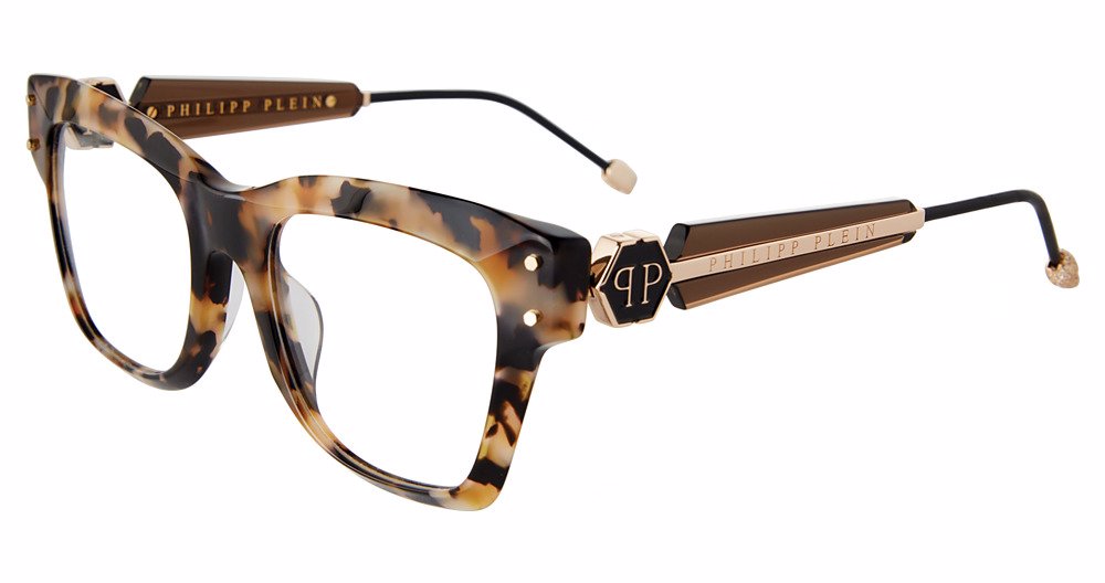 PHILIPP PLEIN OPTICAL VPP125S Eyeglasses MULTICOLOR-KHAKI-HAV-0KHA 52mm
