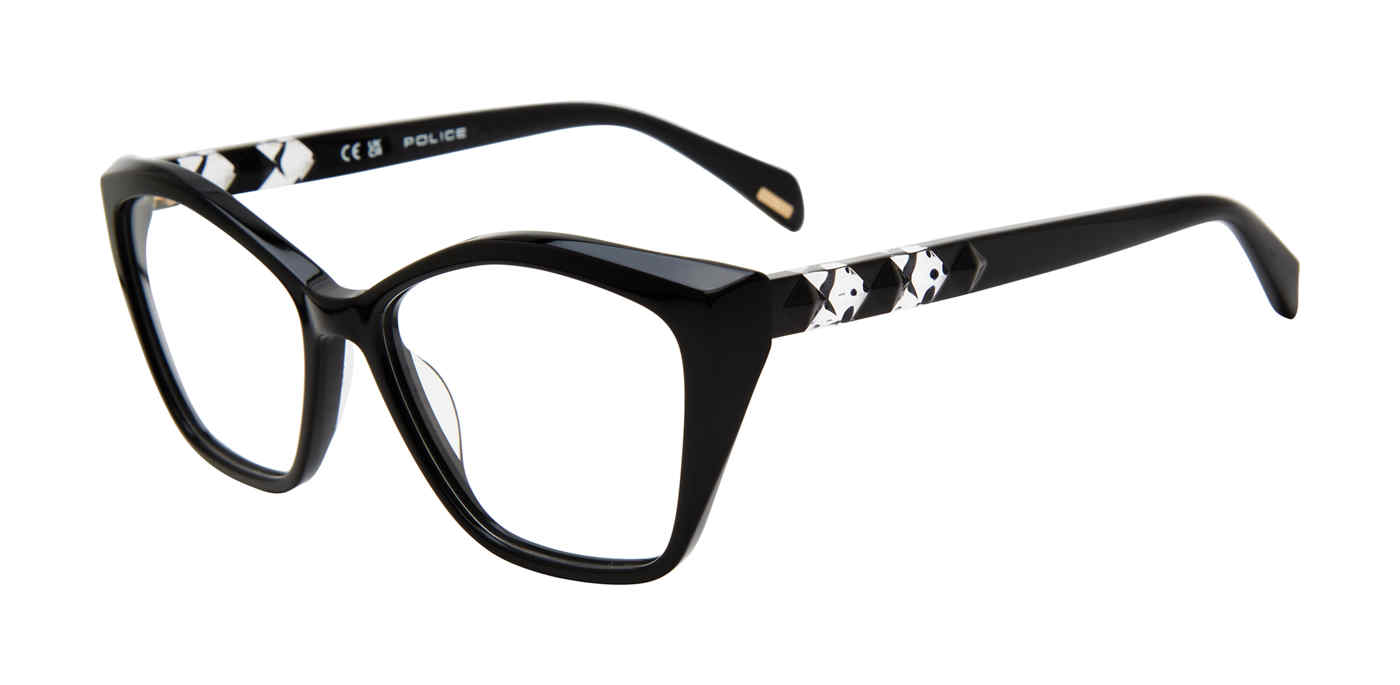 POLICE OPTICAL VPLL32 Eyeglasses BLACK-0700 54mm