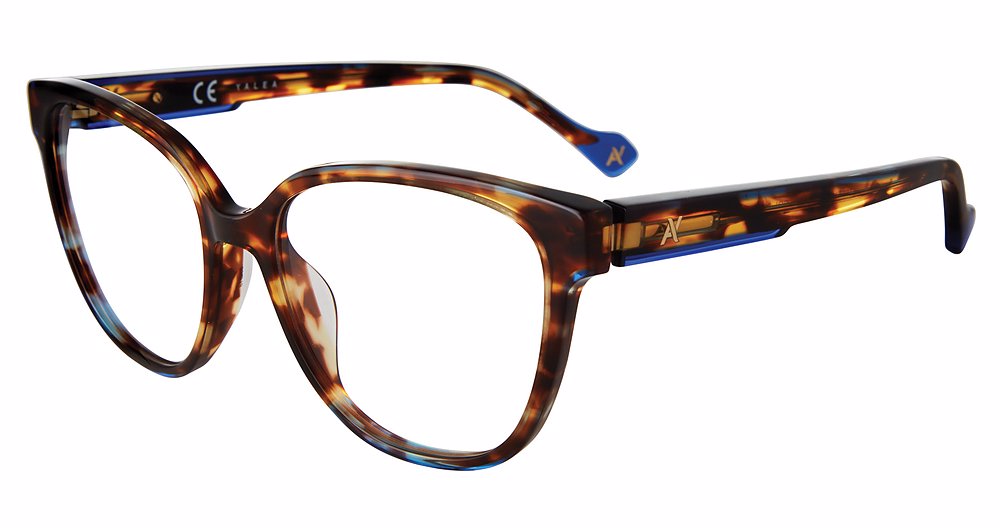 YALEA OPTICAL VYA060 Eyeglasses BROWN-YELLOW-HAVANA-0743 53mm