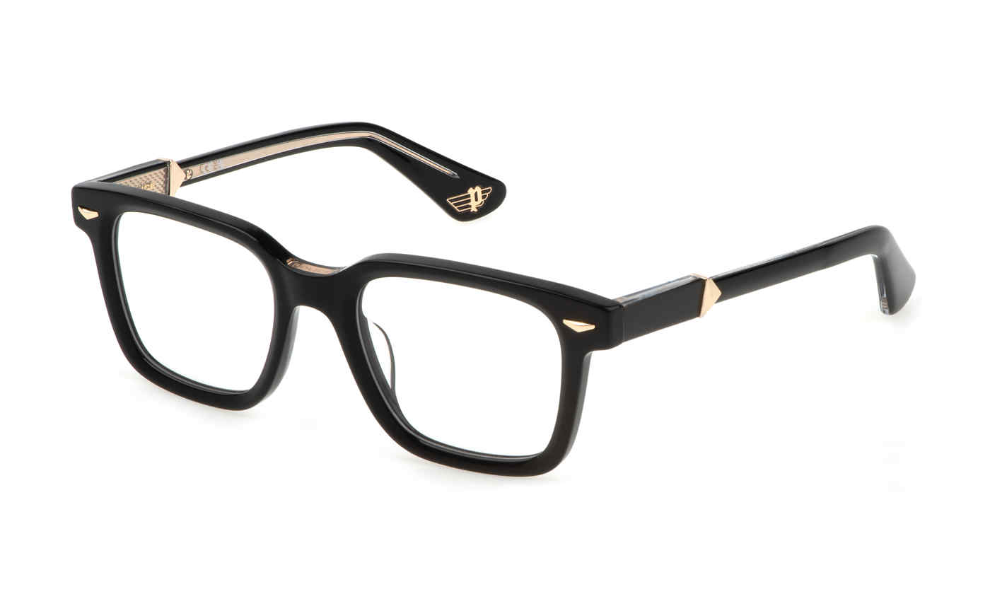 POLICE OPTICAL VPLG80 Eyeglasses BLACK-0700 51mm