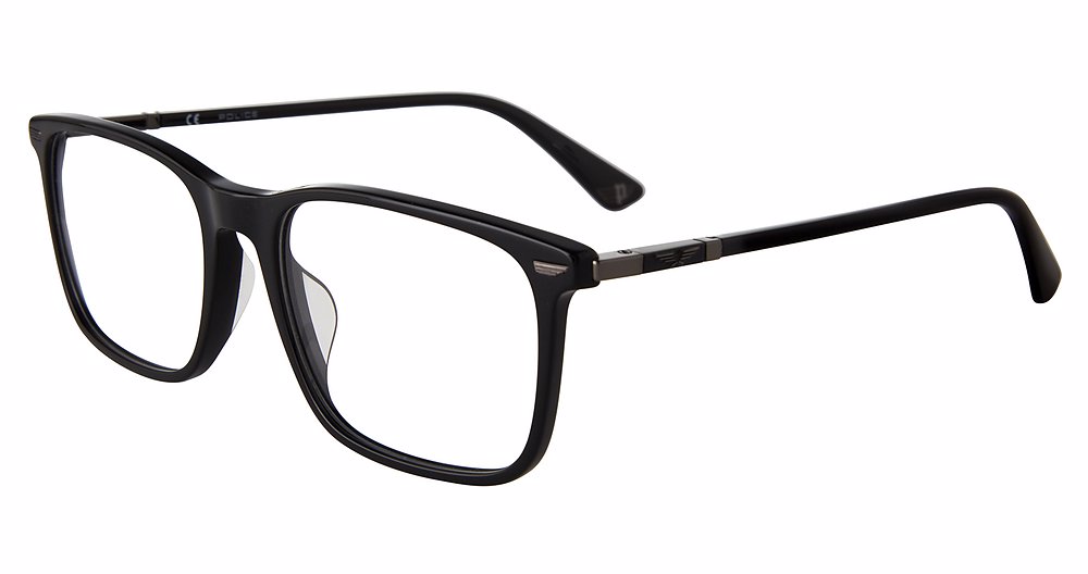 POLICE OPTICAL VPLF80 Eyeglasses BLACK-0700 55mm