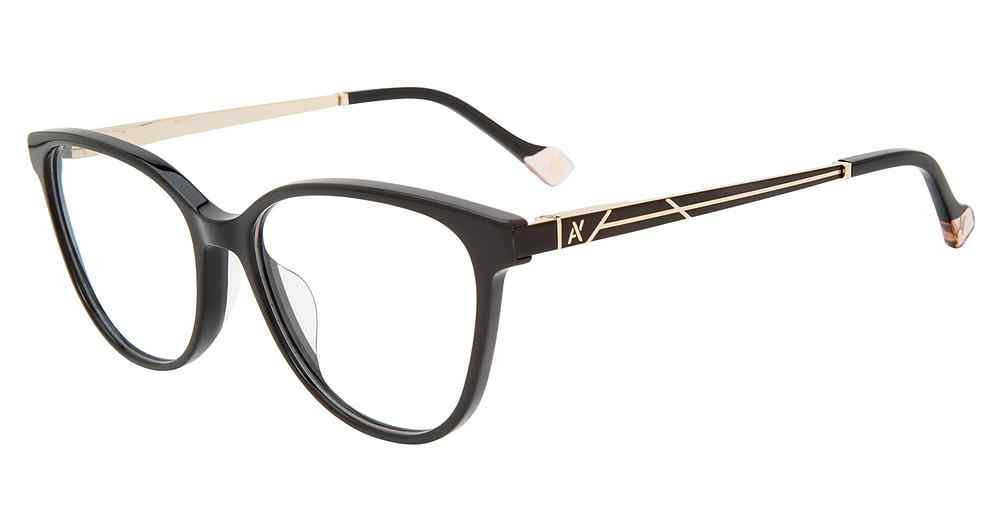 YALEA OPTICAL VYA005 Eyeglasses BLACK-700 54mm
