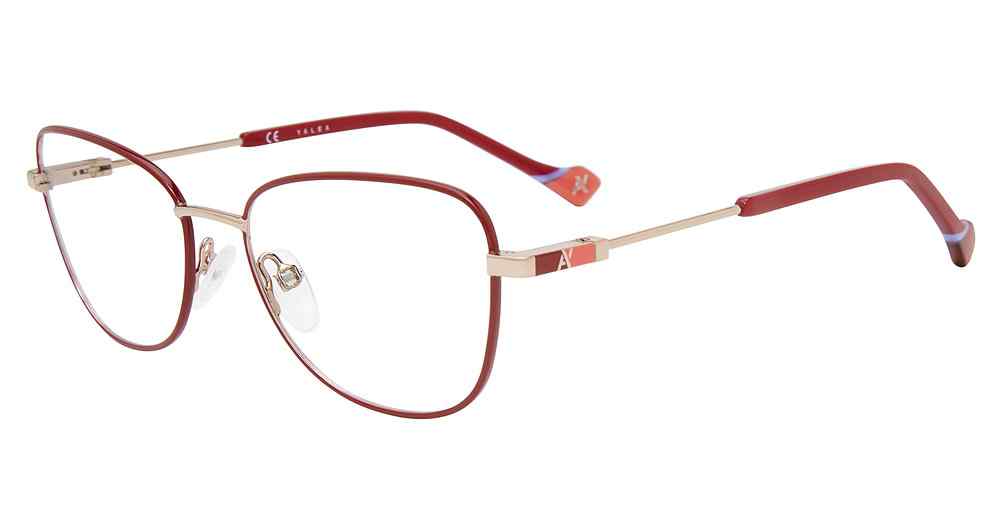 YALEA OPTICAL VYA023L Eyeglasses RED-0E59 51mm