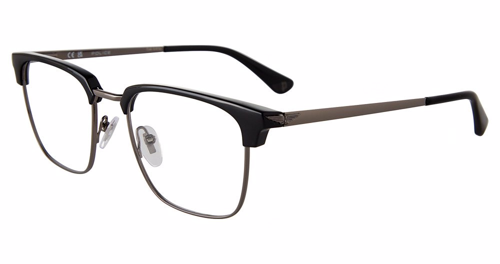 POLICE OPTICAL VPLL64 Eyeglasses RUTHENIUM-0509 51mm