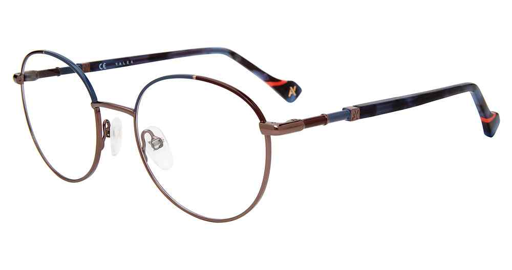 YALEA OPTICAL VYA013L Eyeglasses BLUE-0H33 50mm