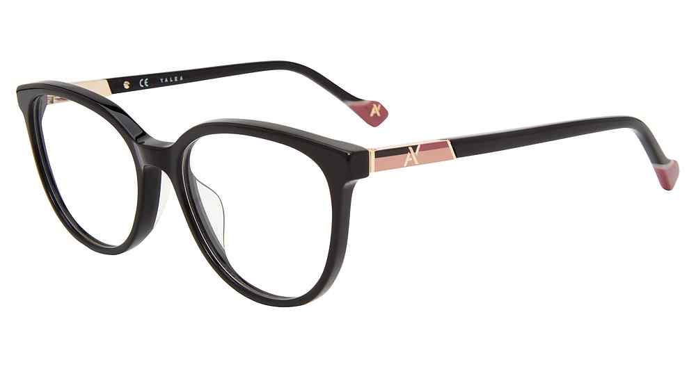 YALEA OPTICAL VYA003L Eyeglasses BLACK-0700 50mm