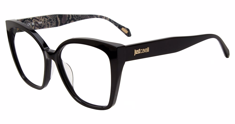 JUST CAVALLI OPTICAL VJC005 Eyeglasses BLACK–700Y 56mm