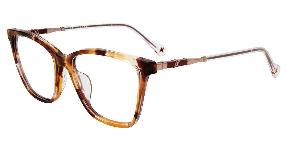YALEA OPTICAL VYA018V Eyeglasses BROWN-0823 53mm