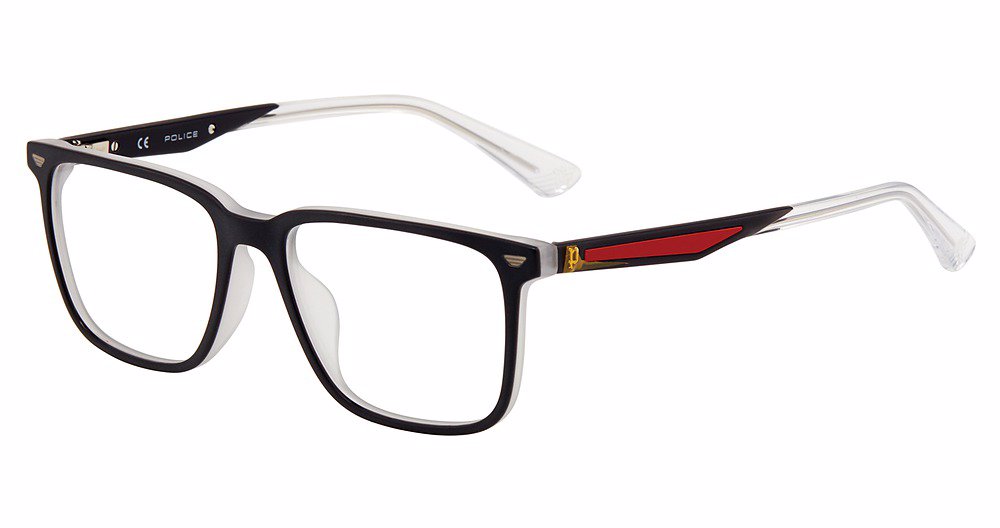 POLICE OPTICAL VPLF01 Eyeglasses GREY-+CRYSTAL-06MZ 54mm