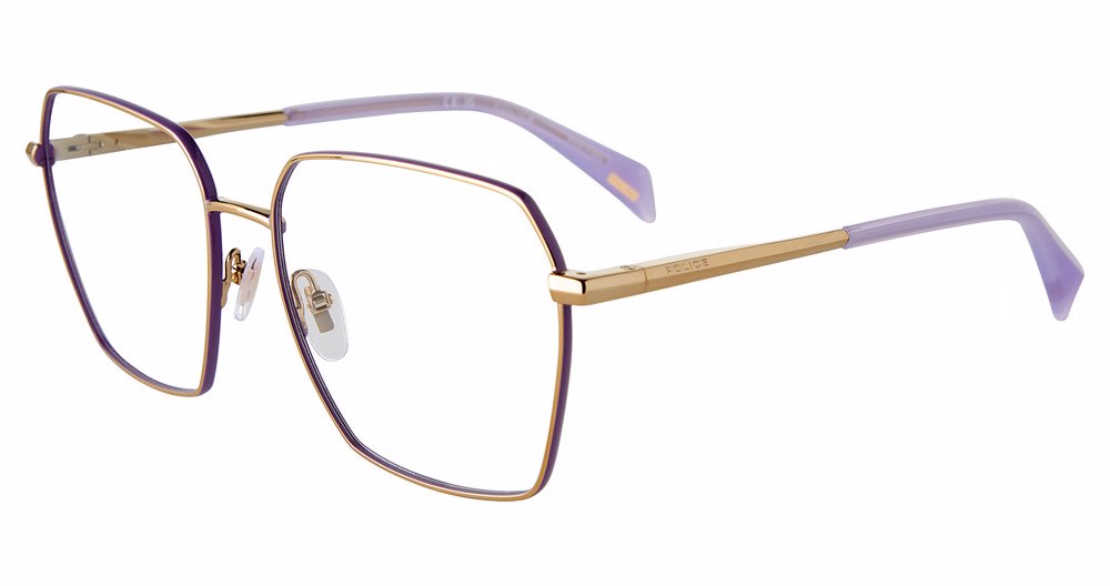 POLICE OPTICAL VPLM06M Eyeglasses CAMEL-08M6 56mm