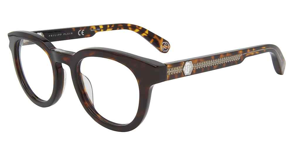 PHILIPP PLEIN OPTICAL VPP024V Eyeglasses TORTOISE-722Y 49mm