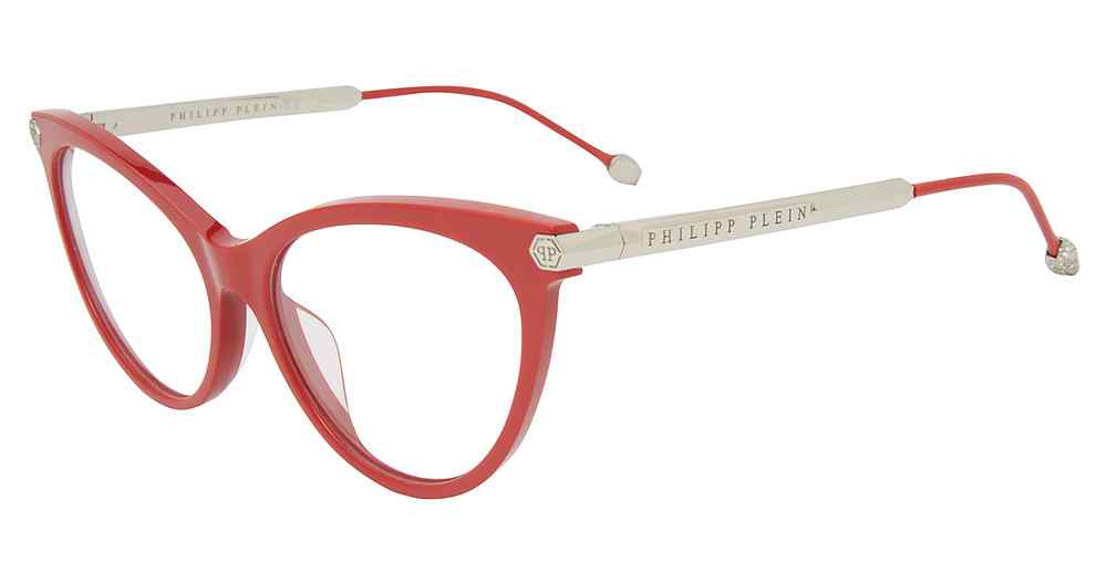 PHILIPP PLEIN OPTICAL VPP037S Eyeglasses RED-02GH 54mm