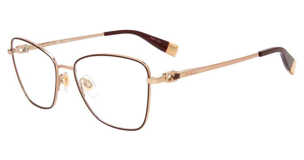 FURLA OPTICAL VFU588 Eyeglasses BURGUNDY-0K99 53mm