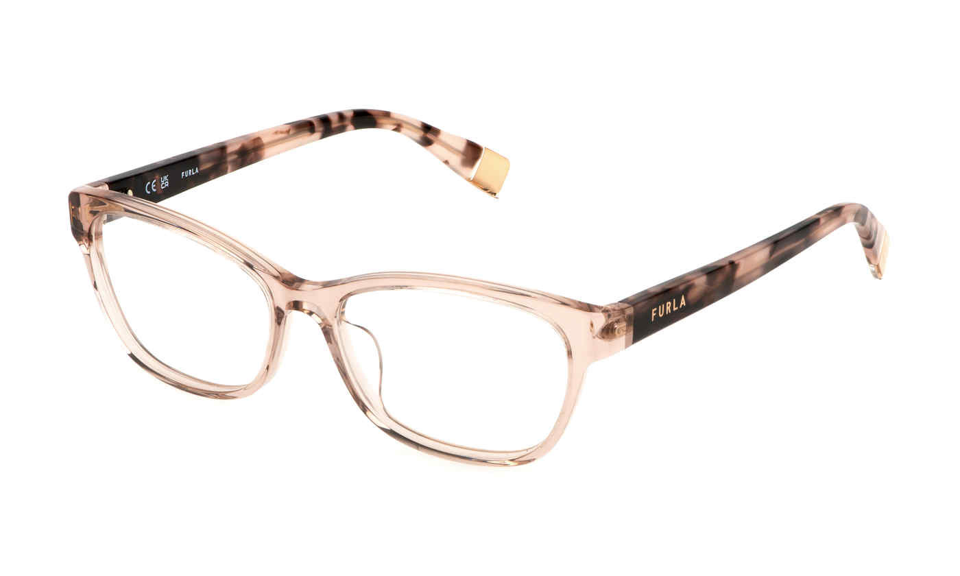 FURLA OPTICAL VFU670 Eyeglasses BEIGE-0913 53mm
