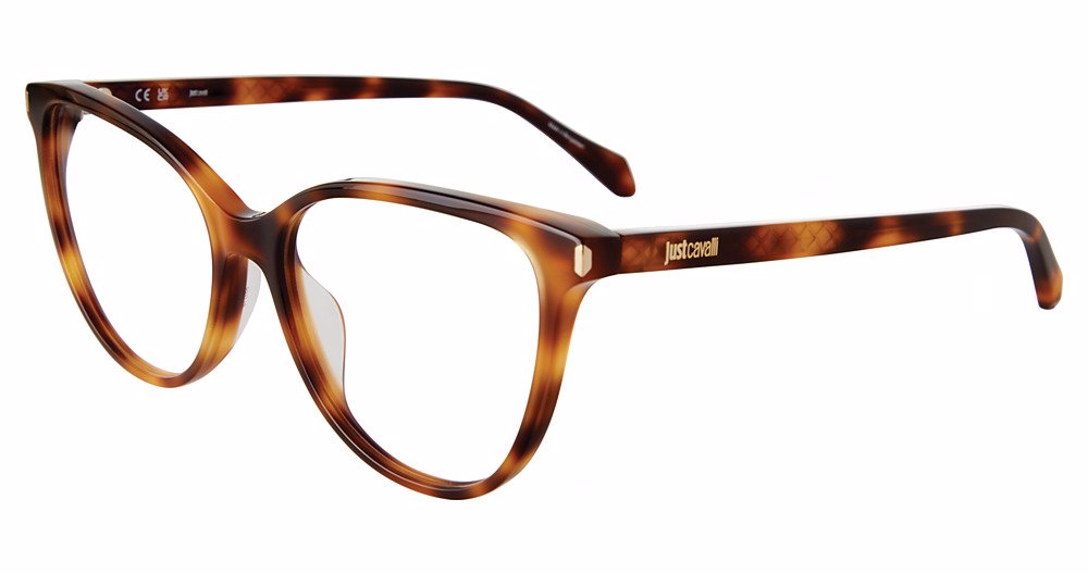JUST CAVALLI OPTICAL VJC052 Eyeglasses HAVANA-BROWN-09AJ 55mm
