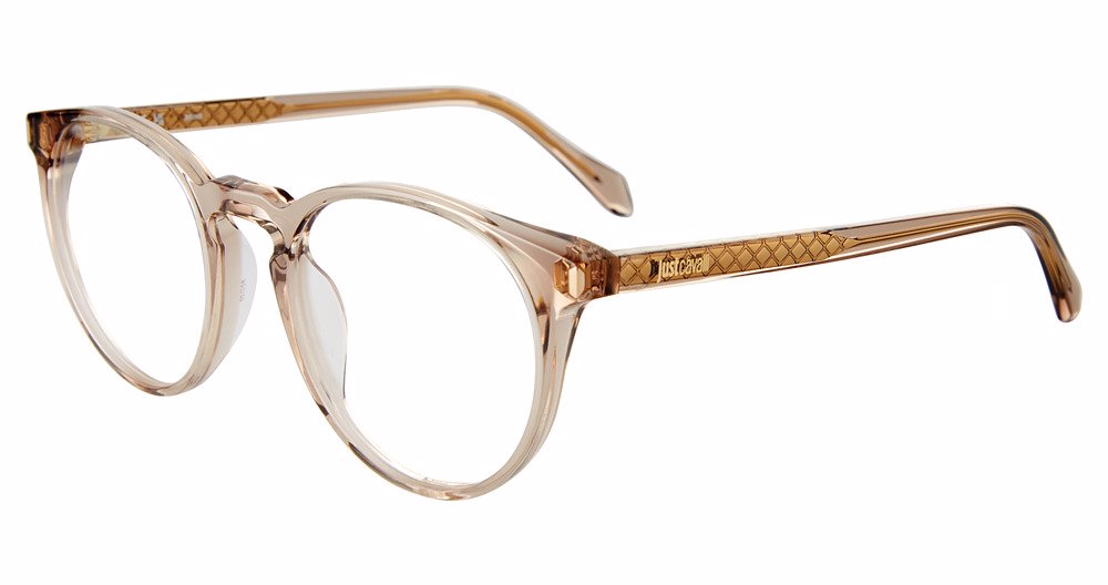JUST CAVALLI OPTICAL VJC049 Eyeglasses TRANSP.BEIGE-07T1 50mm