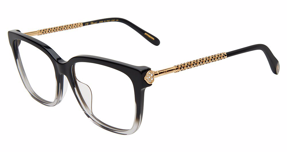 CHOPARD OPTICAL VCH333S Eyeglasses BLACK-HAVANA-0FUS 55mm