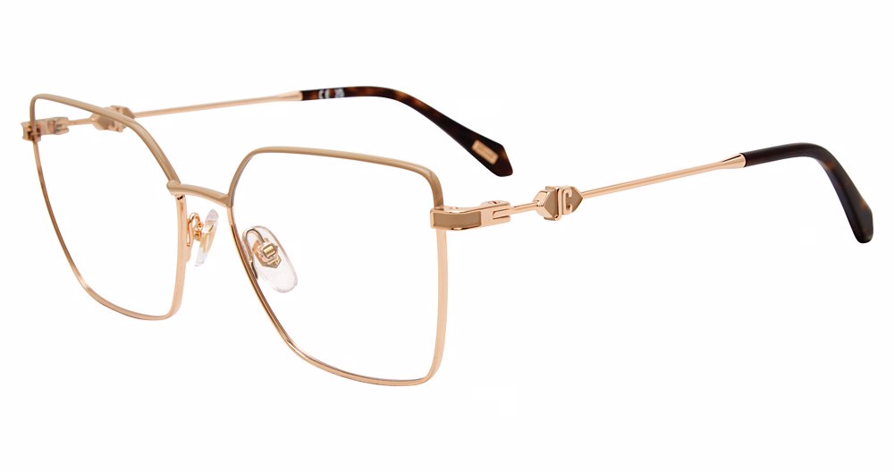 JUST CAVALLI OPTICAL VJC013 Eyeglasses COPPER-GOLD-COLOR–02AM 55mm
