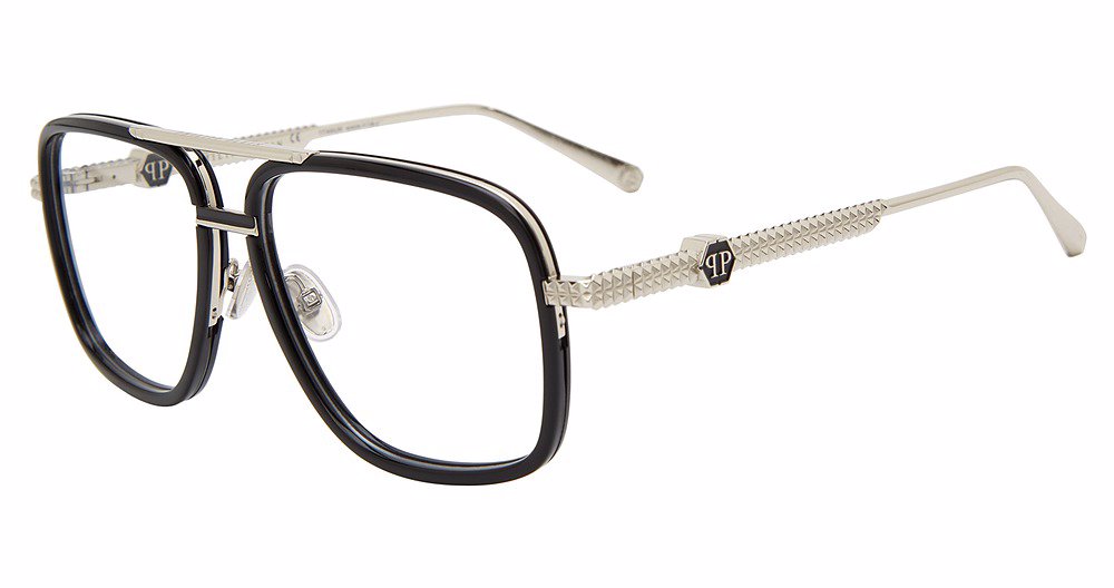 PHILIPP PLEIN OPTICAL VPP063M Eyeglasses PALLADIUM-BLACK-0K07 58mm