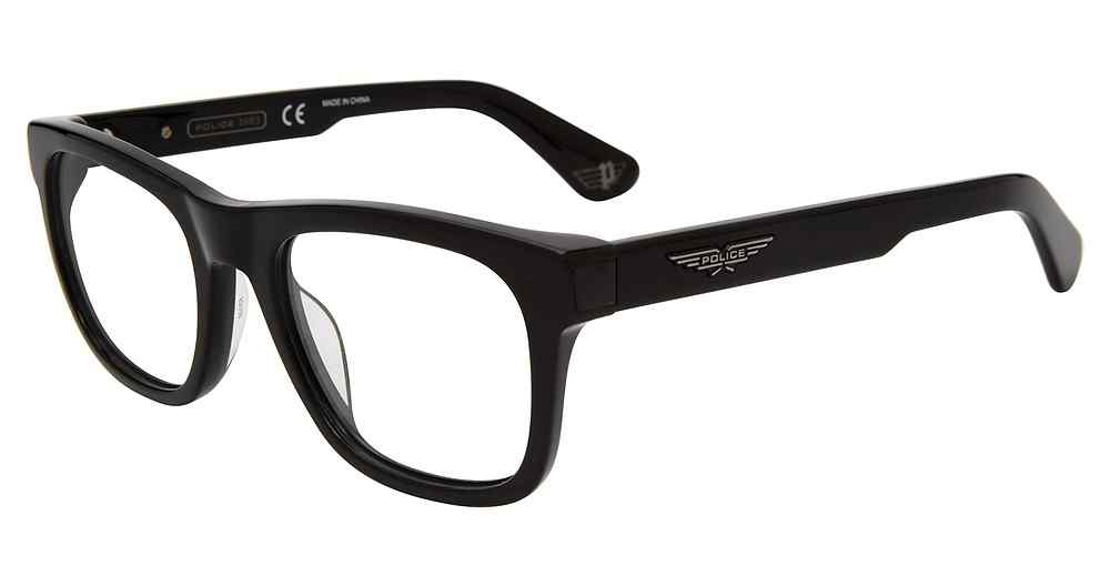POLICE OPTICAL VPLE37 Eyeglasses BLACK-0700 52mm
