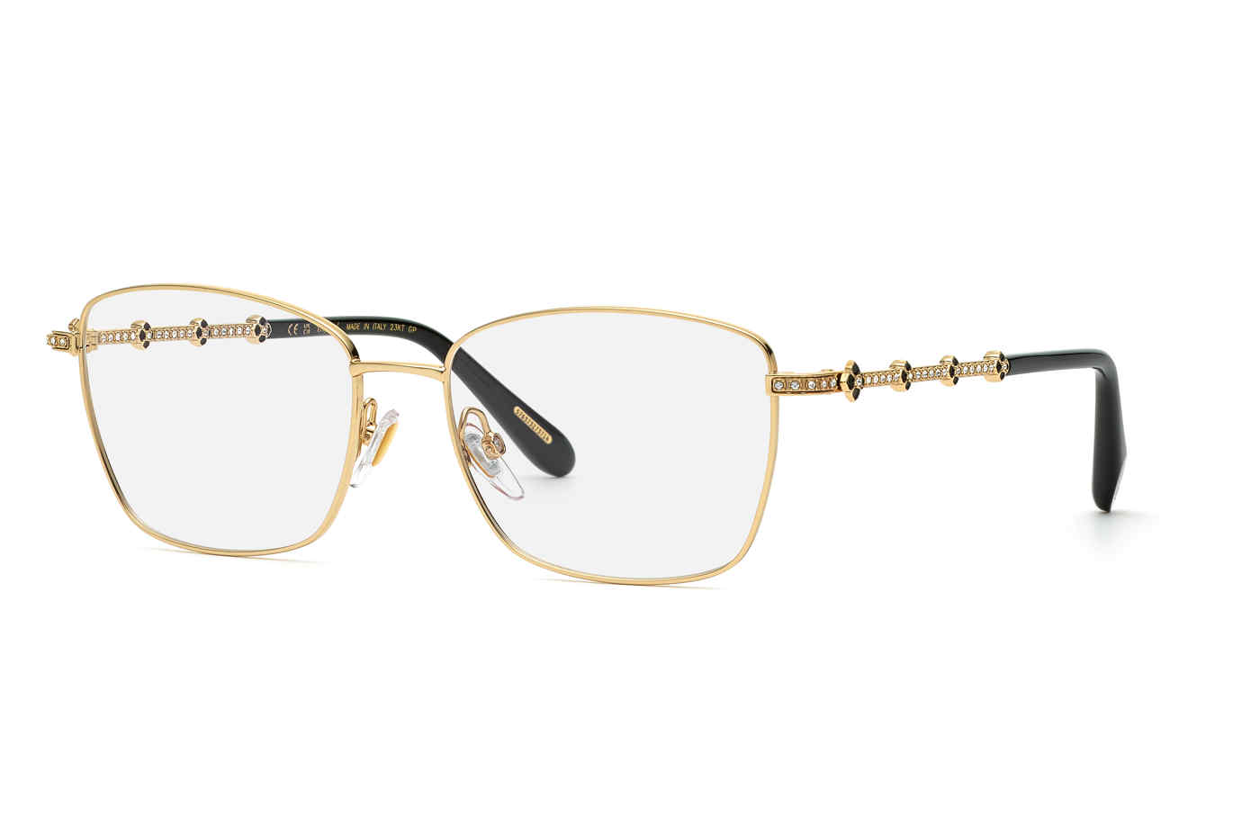 CHOPARD OPTICAL VCHG65S Eyeglasses GOLD-BLACK-PARTS-0300 55mm