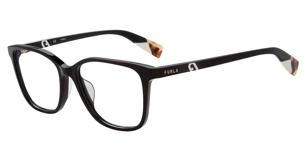 FURLA OPTICAL VFU579V Eyeglasses BLACK-0700 54mm