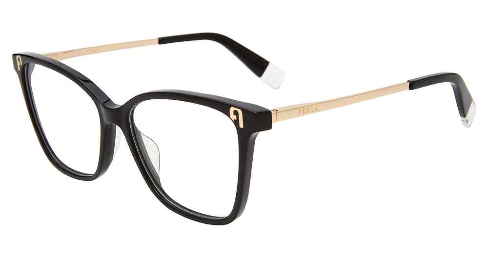 FURLA OPTICAL VFU543 Eyeglasses BLACK-0700 53mm