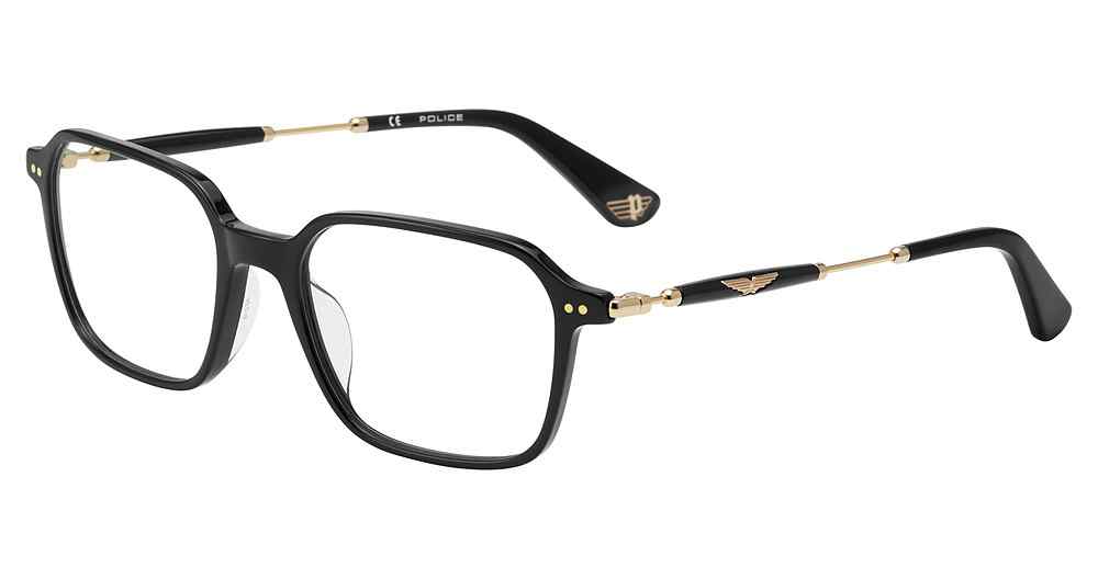POLICE OPTICAL VPLE98 Eyeglasses BLACK-0700 52mm