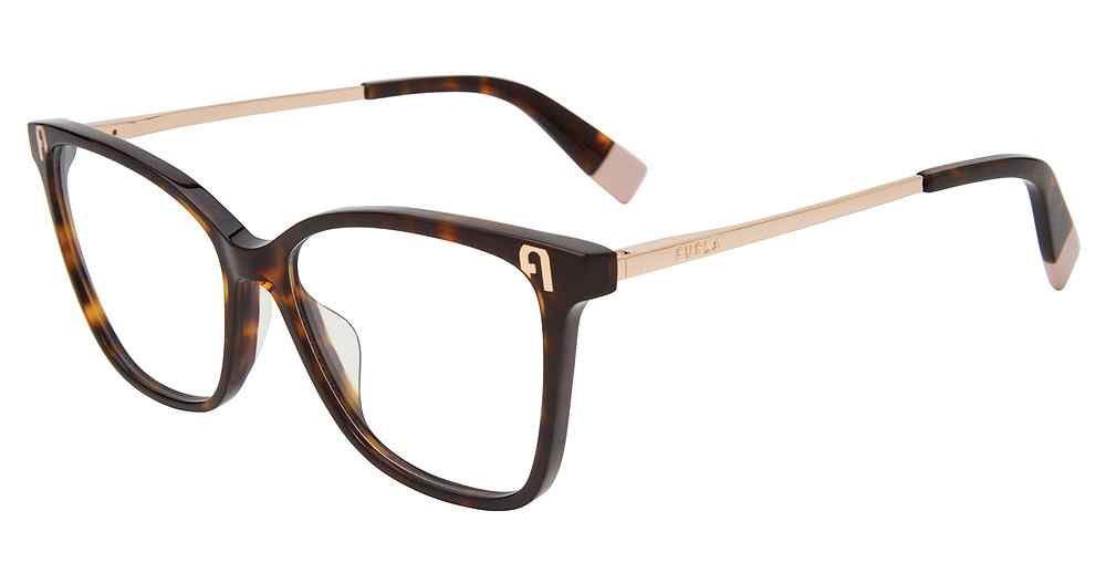 FURLA OPTICAL VFU543 Eyeglasses TORTOISE-0722 53mm