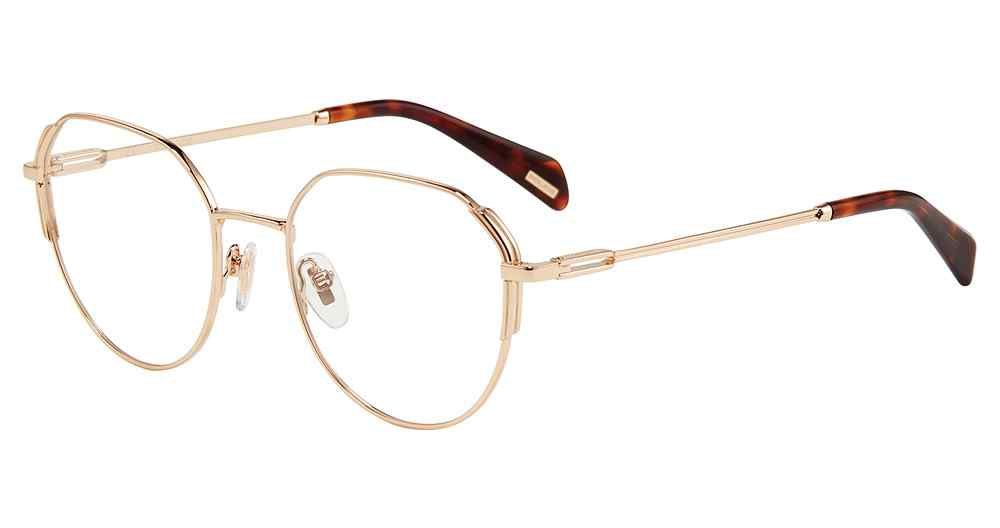 POLICE OPTICAL VPLF26 Eyeglasses GOLD-0300 51mm