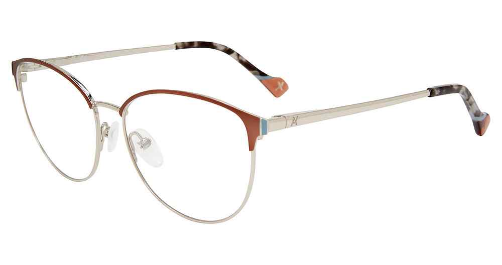 YALEA OPTICAL VYA011 Eyeglasses SILVER-0523 53mm