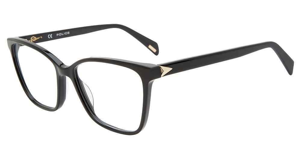 POLICE OPTICAL VPLD89M Eyeglasses BLACK-0700 54mm