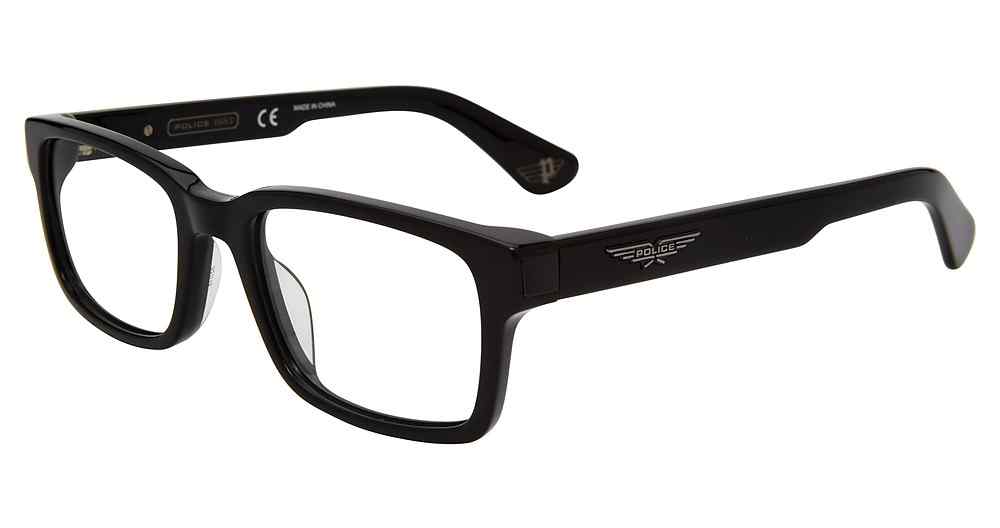 POLICE OPTICAL VPLE36 Eyeglasses BLACK-0700 52mm