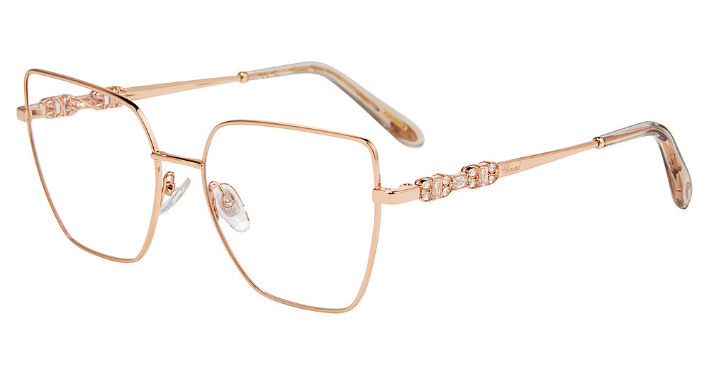 CHOPARD OPTICAL VCHL86S Eyeglasses SHINY-COPPER-GOLD-08FC 56mm