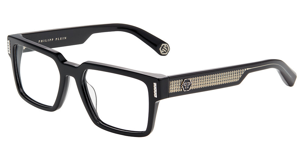 PHILIPP PLEIN OPTICAL VPP193M Eyeglasses SHINY-BLACK-0700 56mm