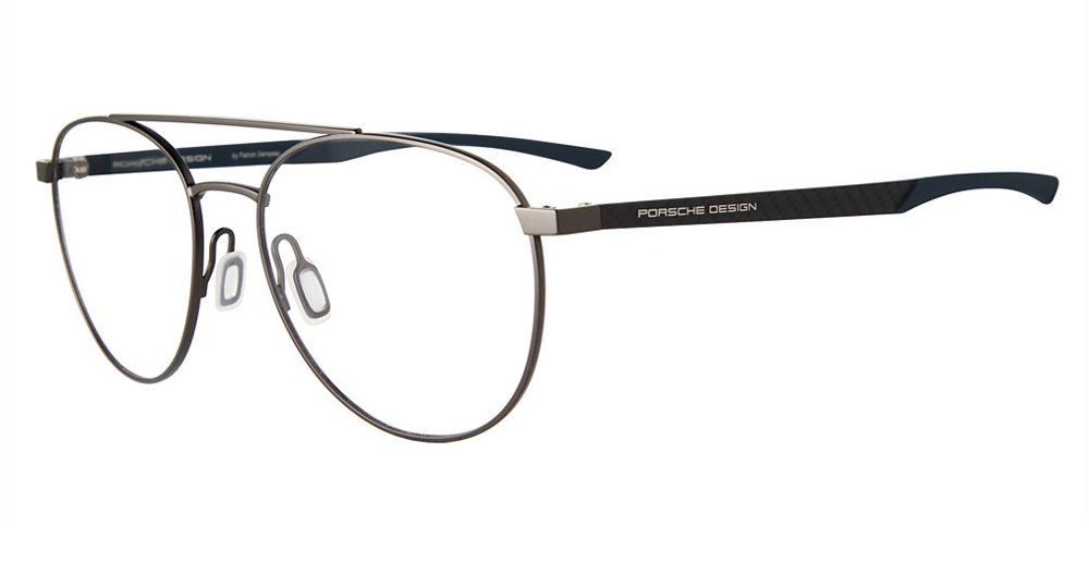 PORSCHE DESIGN OPTICAL P8754 Eyeglasses DK-GREY—BLUE-A 54mm