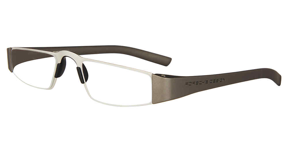 PORSCHE DESIGN OPTICAL P8801 Eyeglasses SILVER-+1.50-F 48mm