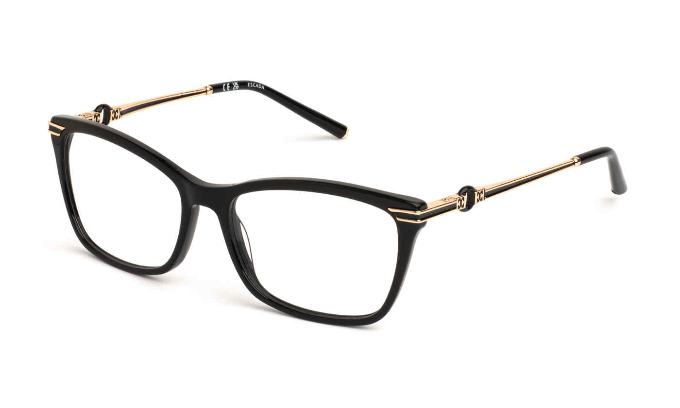 ESCADA OPTICAL VESE73 Eyeglasses SHINY-BLACK-0700 54mm