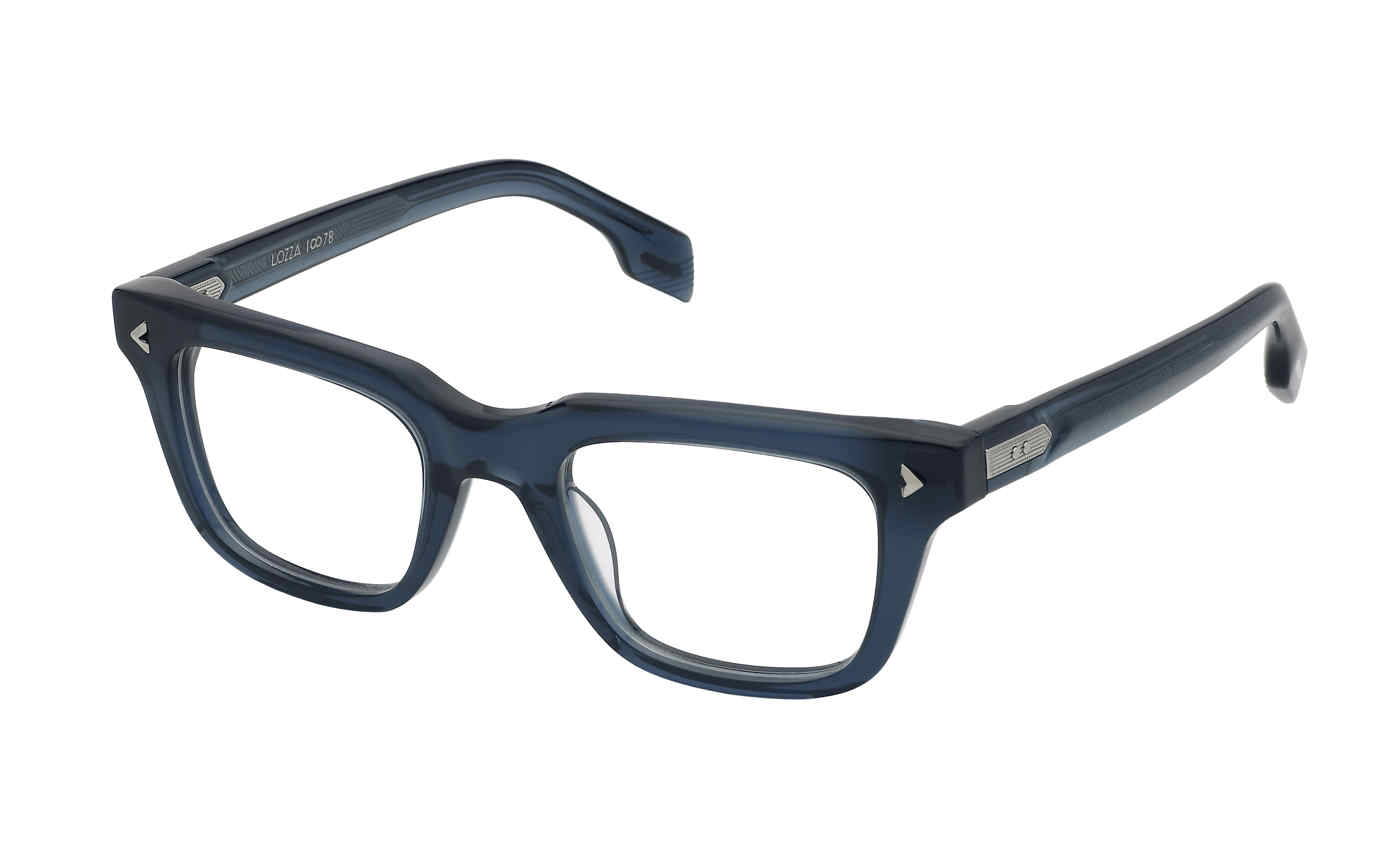 LOZZA OPTICAL VL4353M Eyeglasses TRANSP.BLUE-06NA 51mm