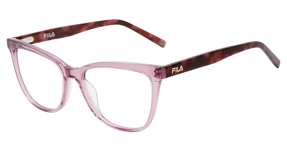 FILA OPTICAL VFI979 Eyeglasses SHINY-TRANS.-PINK-0776 53mm