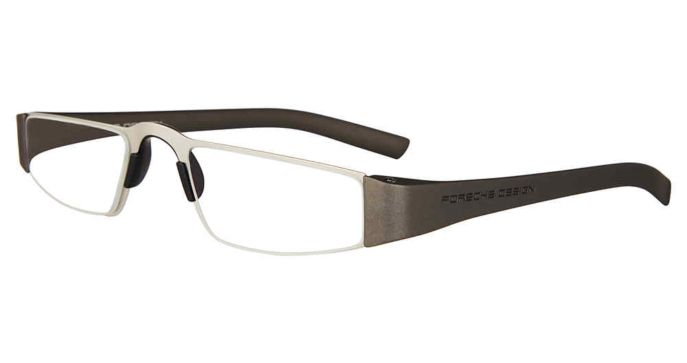 PORSCHE DESIGN OPTICAL P8801 Eyeglasses SILVER-+2.00-F 48mm