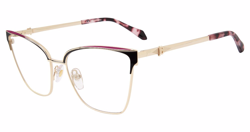 JUST CAVALLI OPTICAL VJC124 Eyeglasses ROSE-GOLD-033M 56mm
