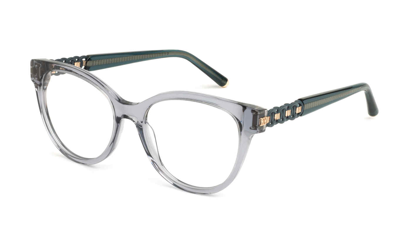 ESCADA OPTICAL VESE75 Eyeglasses TRANSP.GREY-0840 53mm