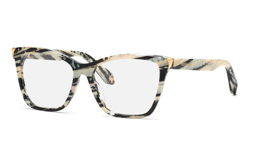 ROBERTO CAVALLI OPTICAL VRC101M Eyeglasses SHINY-ANIMAL-FANTASY-0AHH 55mm