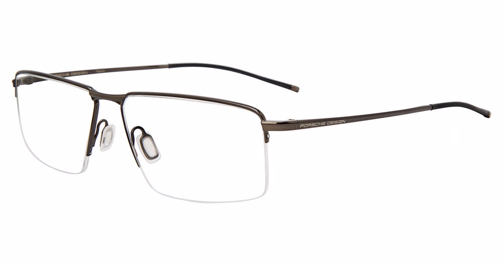 PORSCHE DESIGN OPTICAL P8736 Eyeglasses DARK-GUN-D 58mm