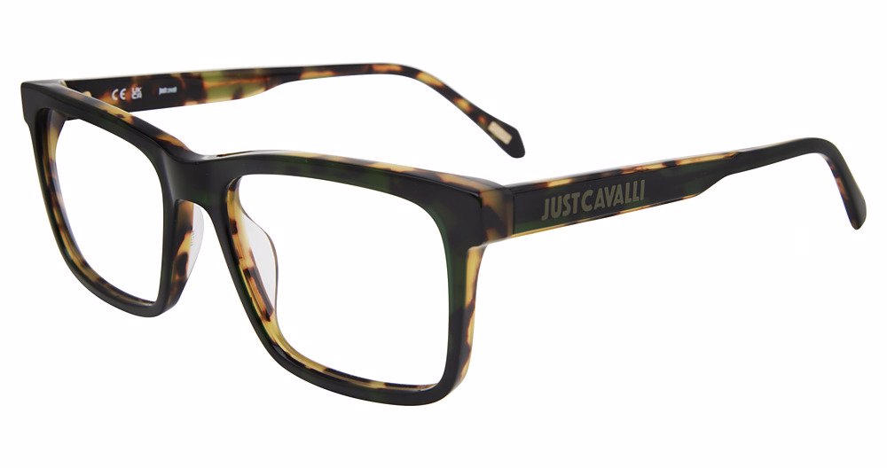 JUST CAVALLI OPTICAL VJC079 Eyeglasses GREEN-HAVANA-0XAT 54mm